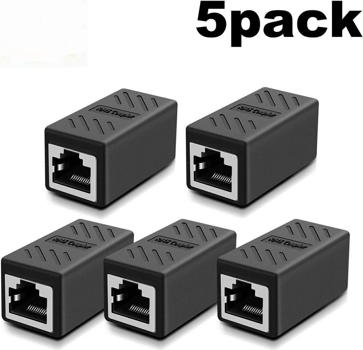 Vszerda Vszerda RJ45 Female to Female Coupler 5 Pack — product photo