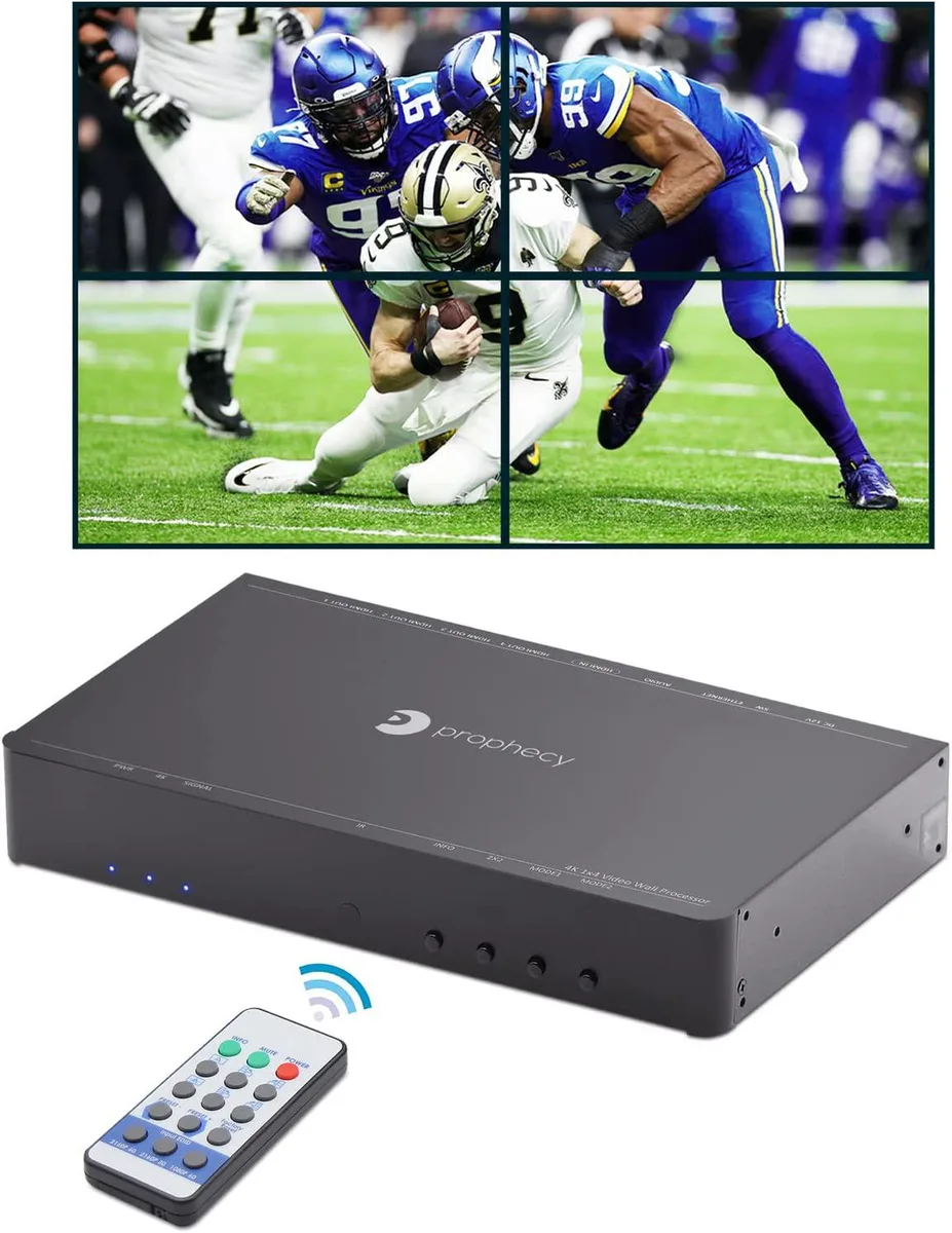 BFKK BFKK 2x2 Video Wall Processor 180º Rotation TAA Compliant — product photo