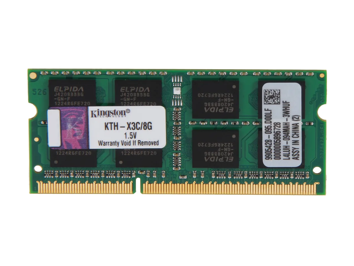 Kingston Technology Corp. Kingston Technology Corp. KTH-X3C/8G laptop RAM — product photo