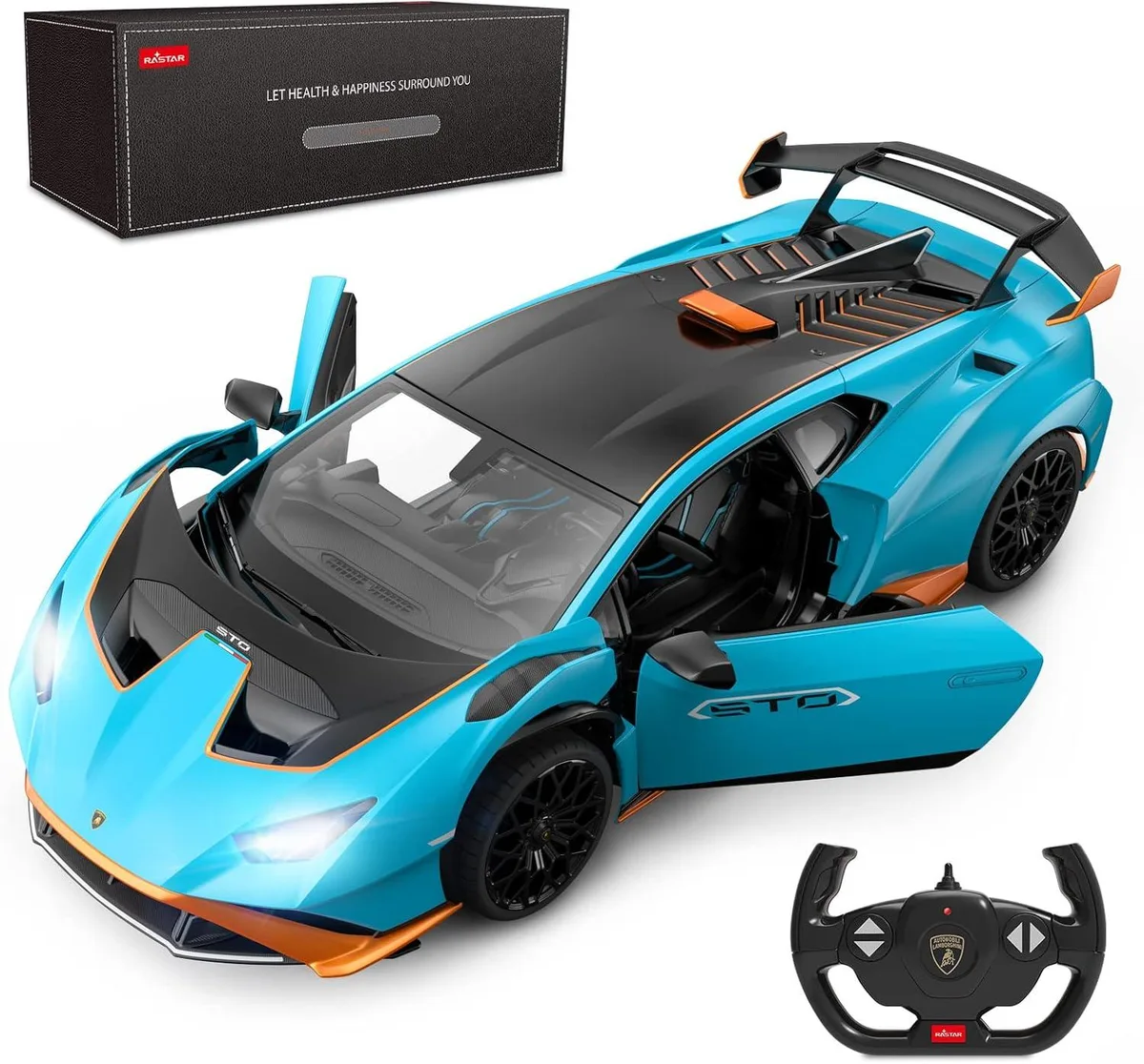 usbroway usbroway Lamborghini Huracán STO 1/14 RC Car Blue 2.4GHz — product photo