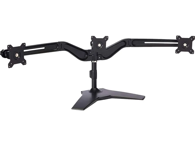 Amer.com, Inc Amer.com, Inc Stand Based Triple Monitor Mount 15"-24" VESA 75/100 — product photo