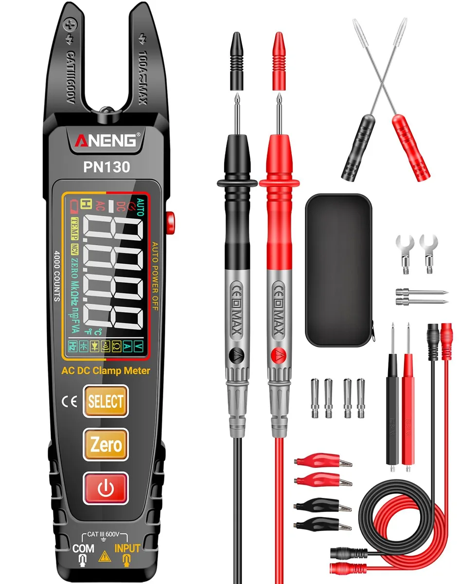 ANENG PN130 U-shaped clamp meter with colour LCD display