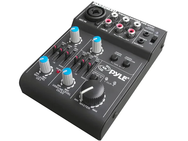 PYLE AUDIO Pyle Audio PAD20MXU 5-channel DJ mixer — product photo