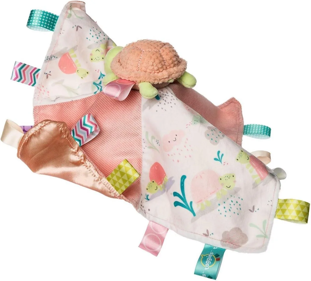 Mary Meyer Stuffed Toys Mary Meyer Stuffed Toys Taggies Tippy Turtle Stuffed Animal Security Blanket 13 inch — product photo