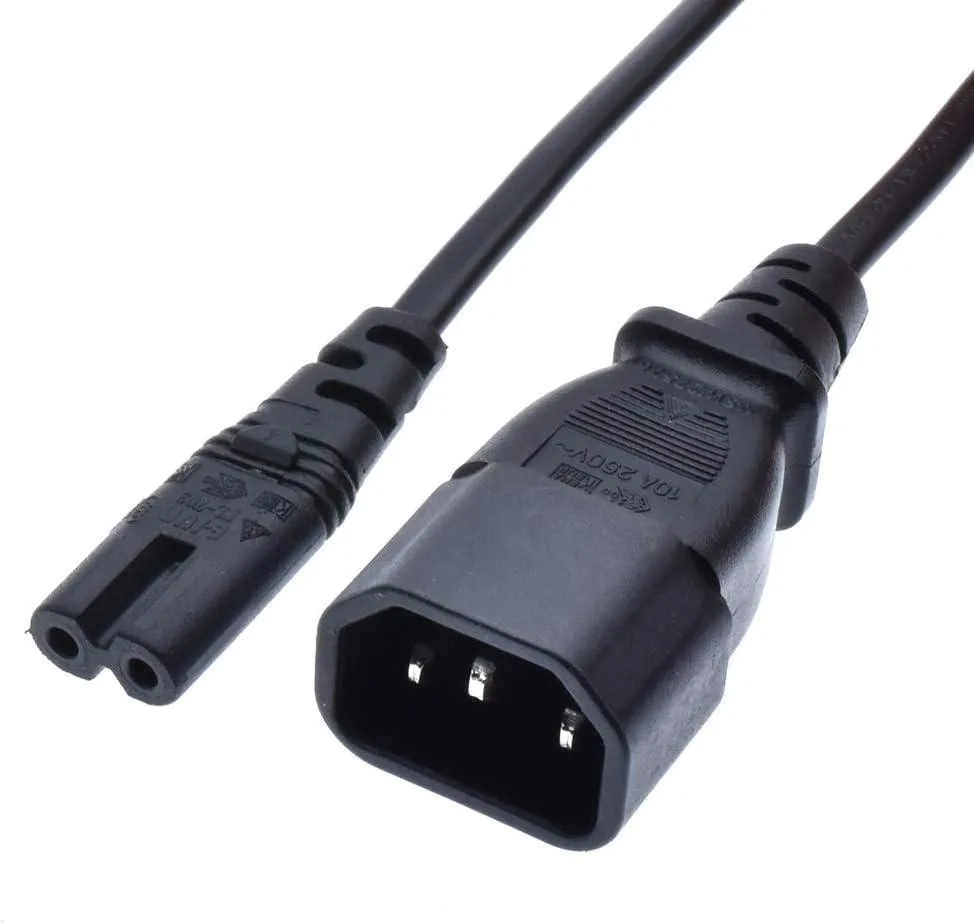 TeKit TeKit IEC 320 C14 to C7 power extension cord 60cm 18AWG — product photo