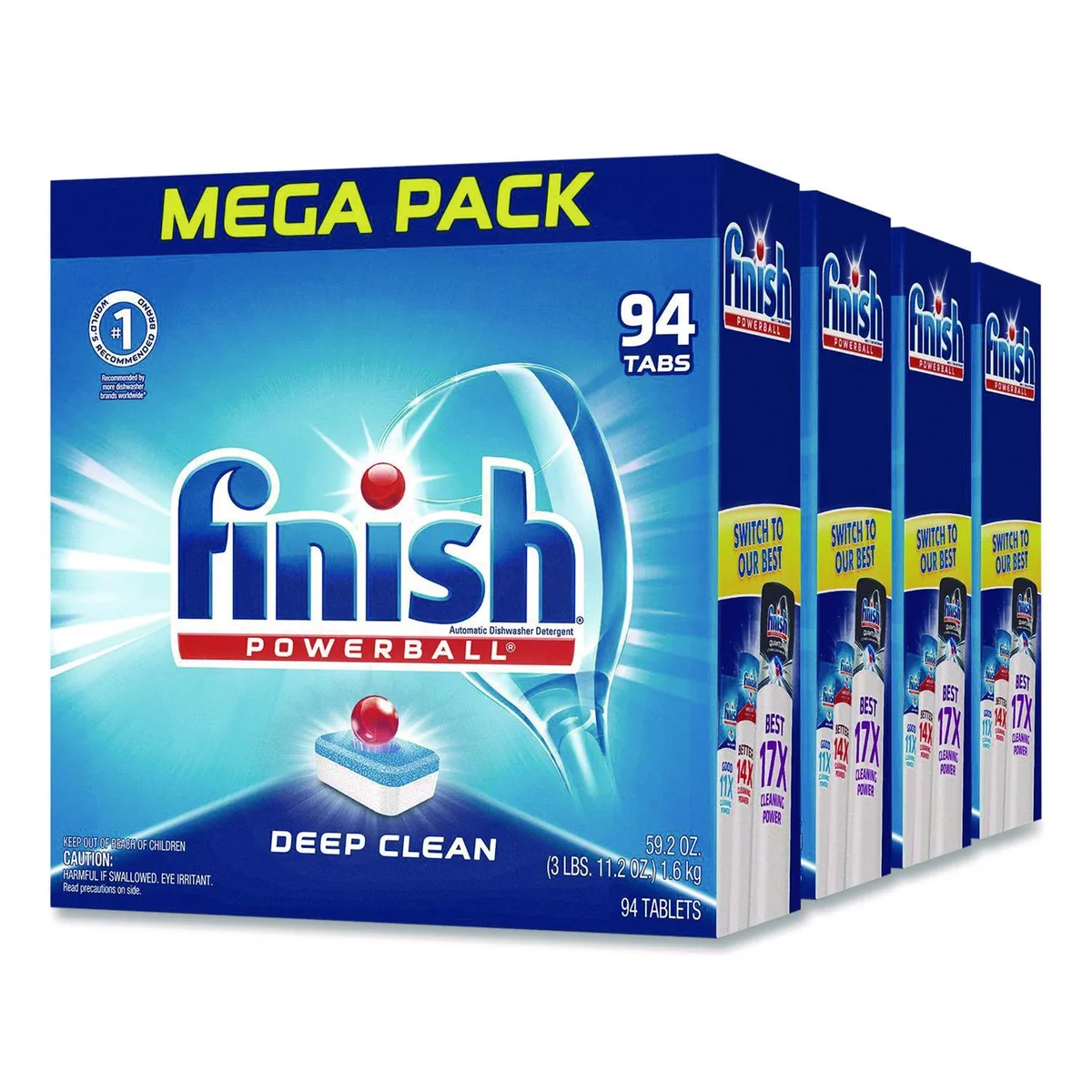 Reckitt Benckiser Reckitt Benckiser 5170097330 Finish Powerball Dishwasher Tabs Fresh Scent 94 cleaning — product photo
