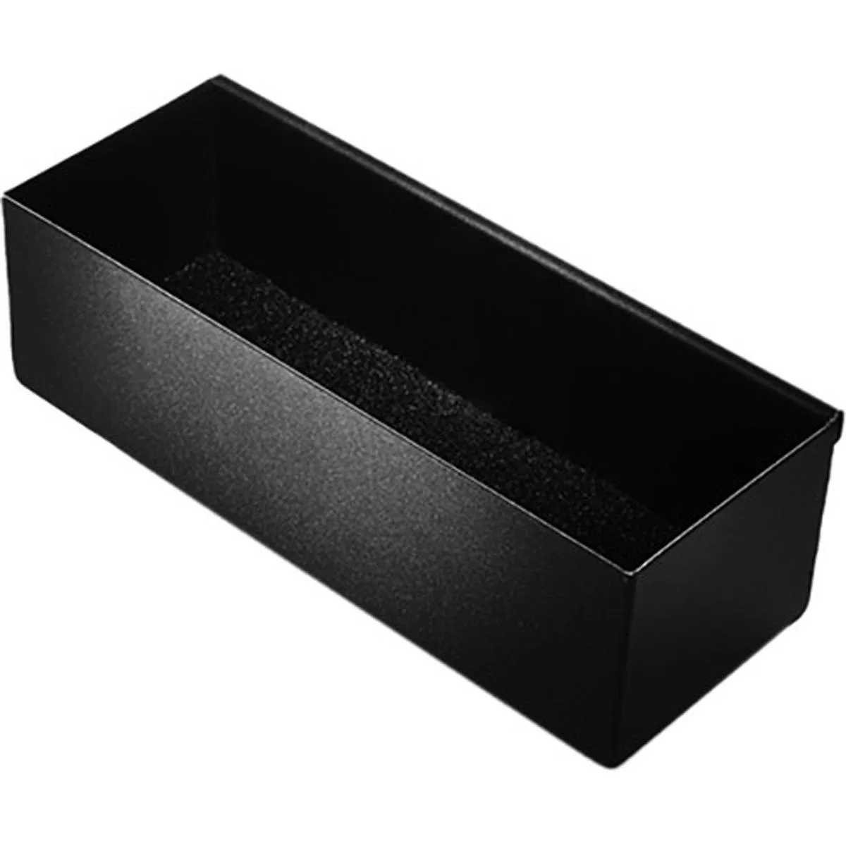 Black powder-coated steel camera trough, 10 inches wide, mounts on Ranger/Echo carts