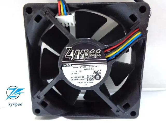 Zyvpee Zyvpee D08A-12TS12 80mm 4-wire ball-bearing case fan — product photo