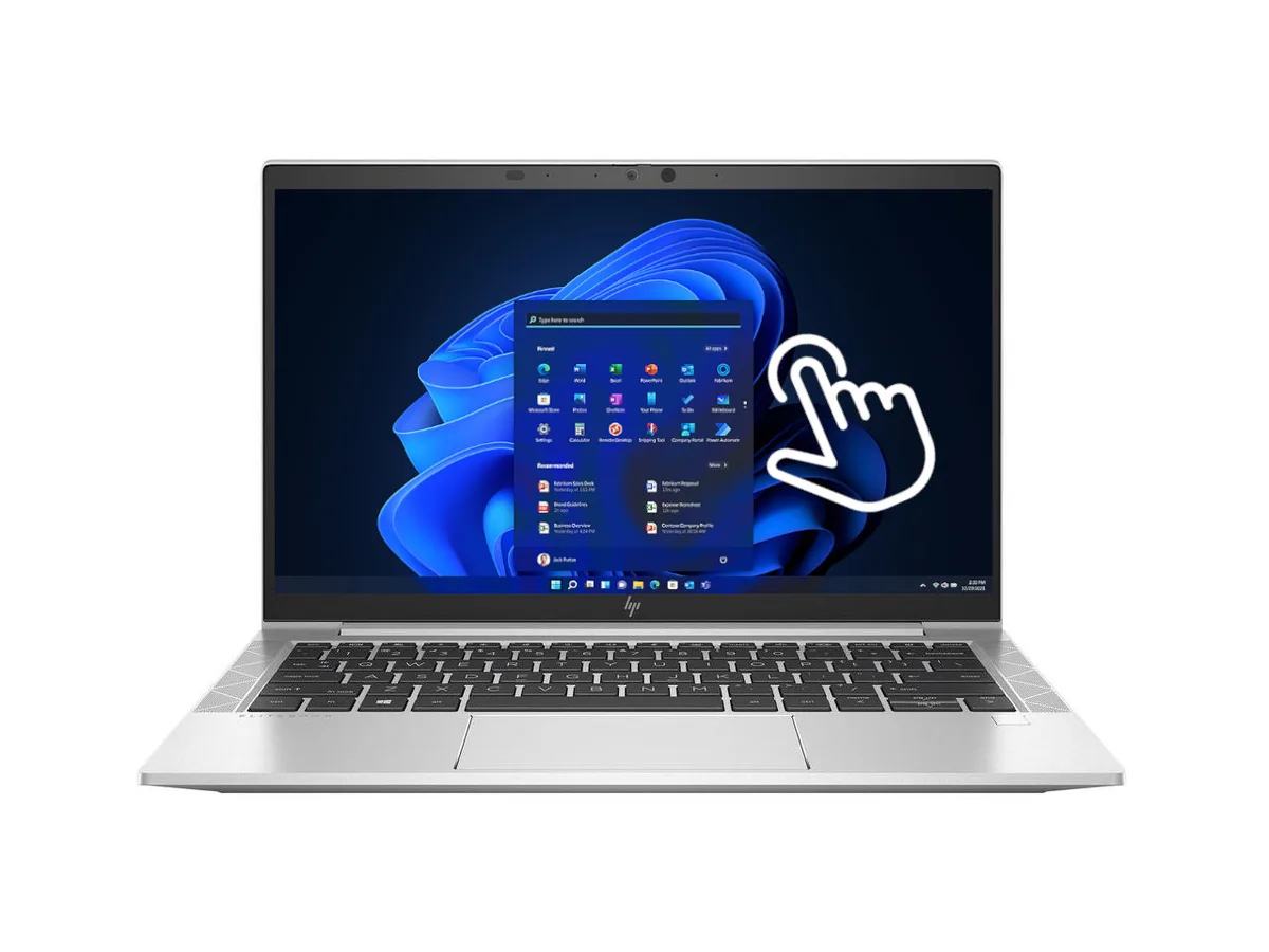 HP HP EliteBook 830 G7 13.3" Touchscreen laptop, Core i7-10610U 1.80GHz, 16GB RAM, 512GB NVMe, Win 11 Pro — product photo