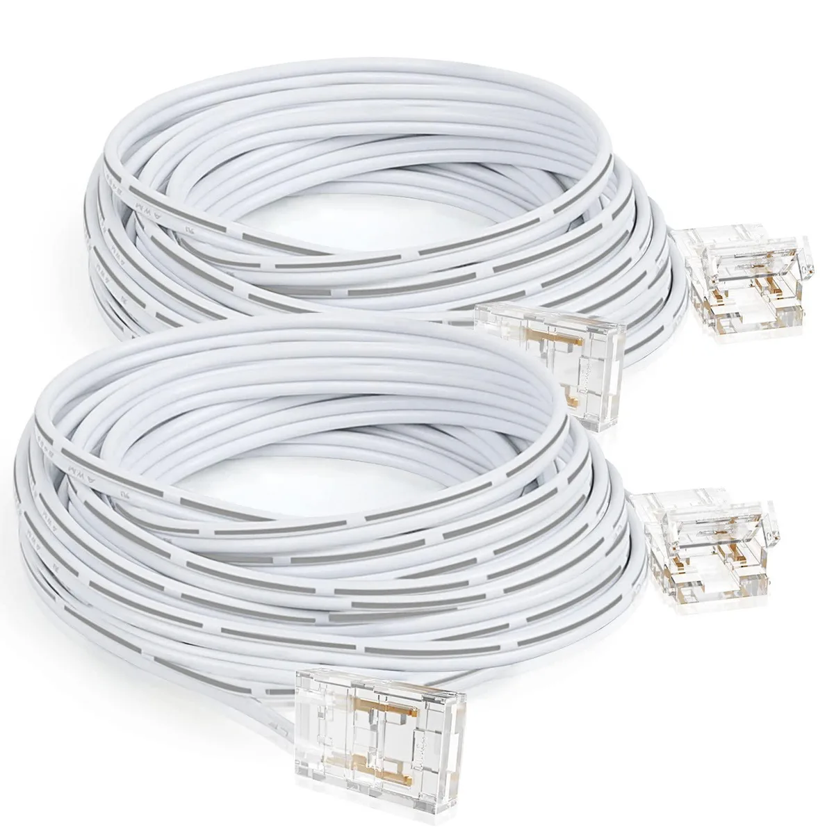  HitLights 2 Pin 10mm LED Strip Extension Cable 2 Pack 6FT 1.82M — product photo