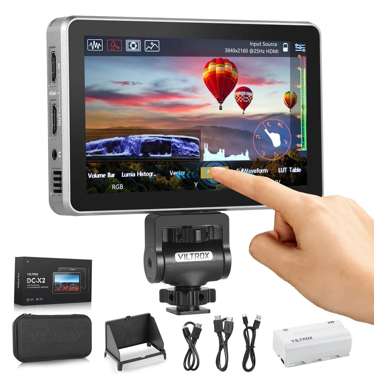 ARCTIC ARCTIC DC-X2 6 2000nits 2 in 1 accessory — product photo