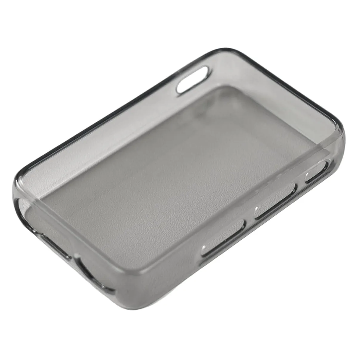 Black protective case shaped for HiBy R1 music player