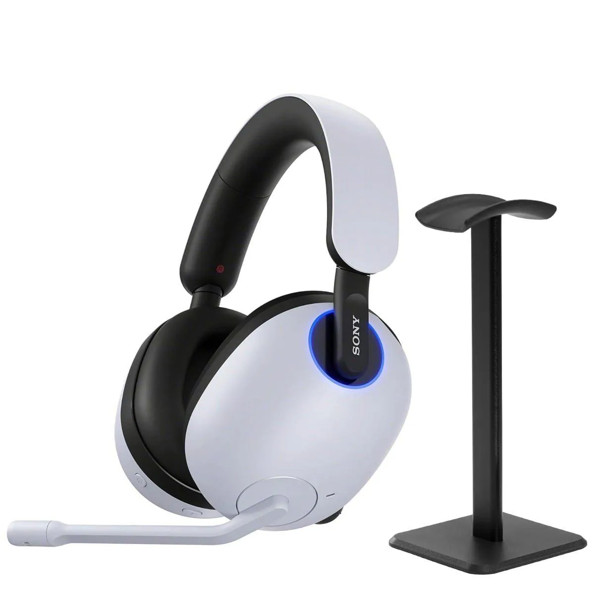 Sony Sony INZONE H9 Wireless Gaming Headset White with Turnstile Audio Stand — product photo