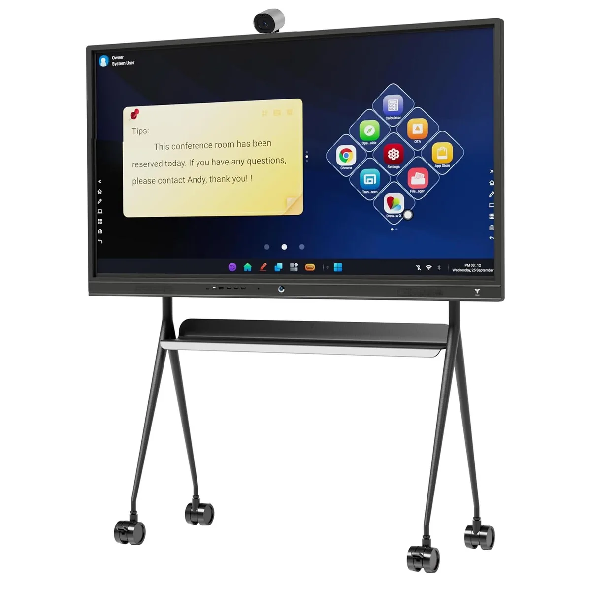 TIBURN TIBURN HQ Board 75" R3 4K Smart Board Android 14 128GB SSD A7 CPU 4K Webcam — product photo
