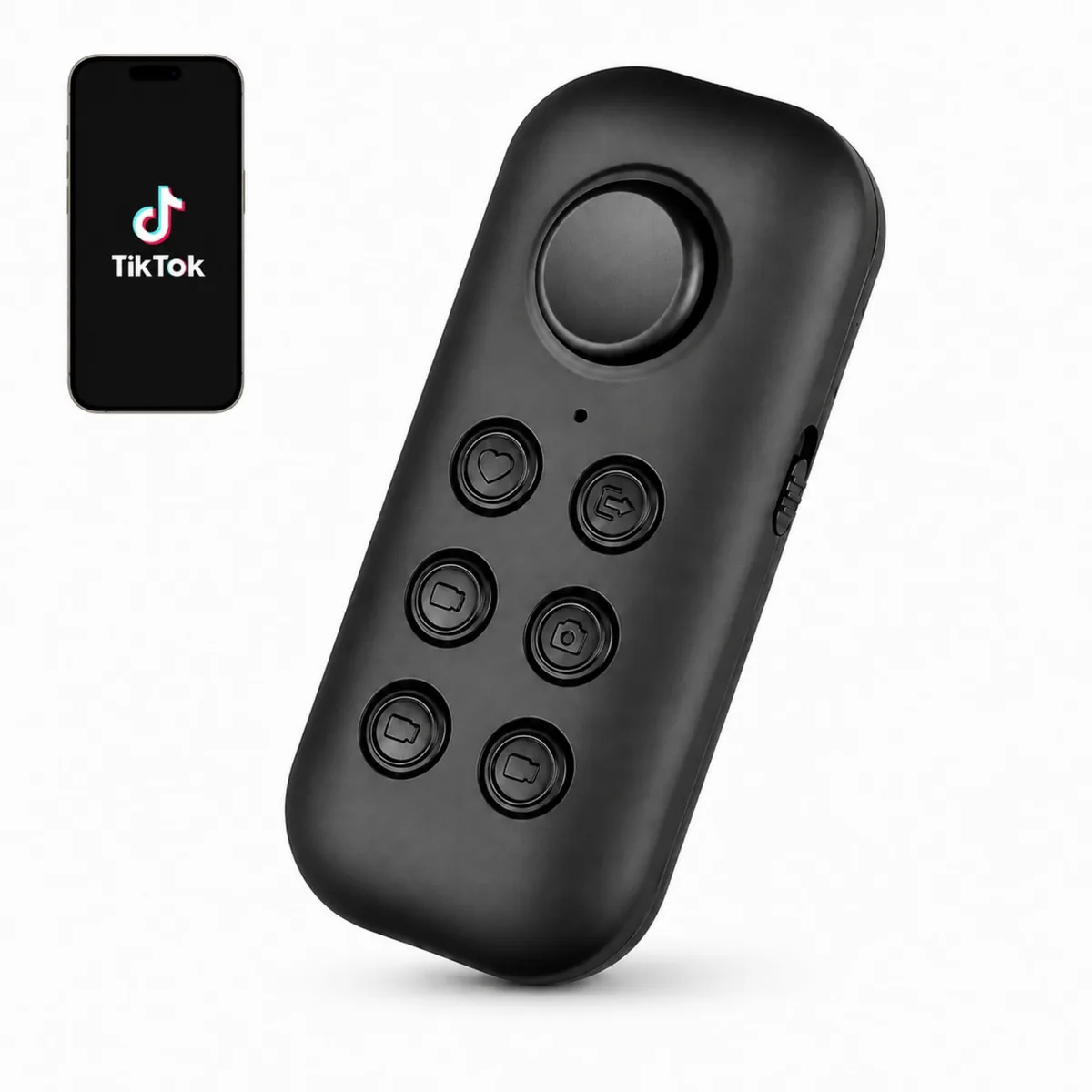 TikTok Scrolling Remote Bluetooth Controller (Black) — product photo