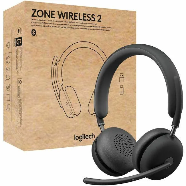 Logitech Logitech 981-001310 Zone Wireless 2 Headset Graphite — product photo