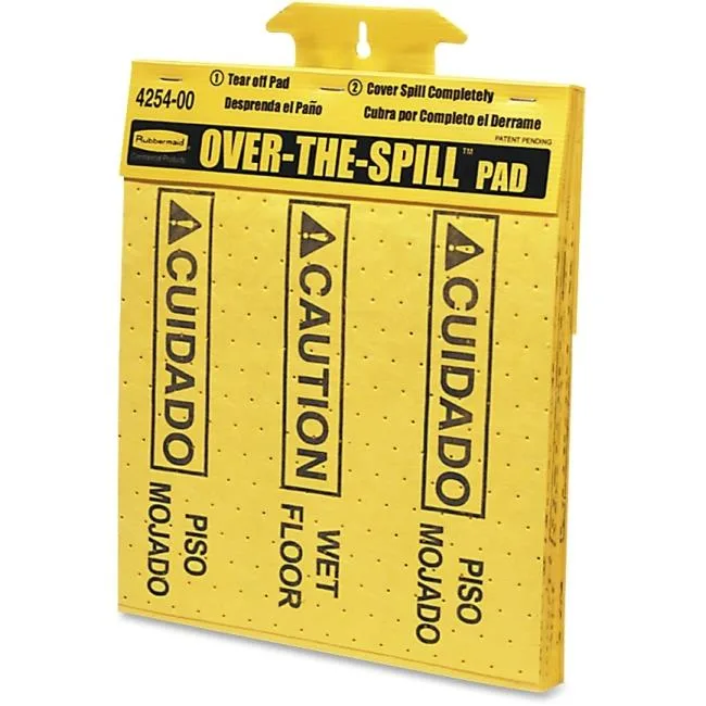 Rubbermaid Rubbermaid 4254CT Caution Sign Pads 300 Yellow 12.6x16 — product photo