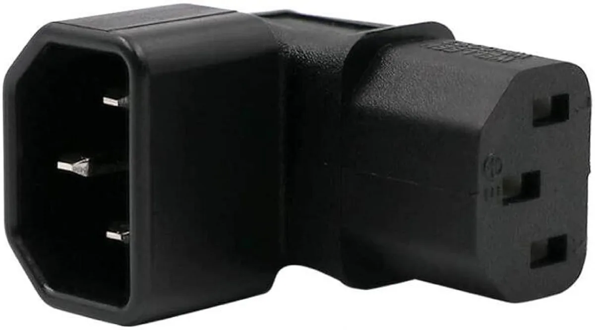 TeKit TeKit Right Angled IEC Adapter C14 to C13 Power Adapter — product photo