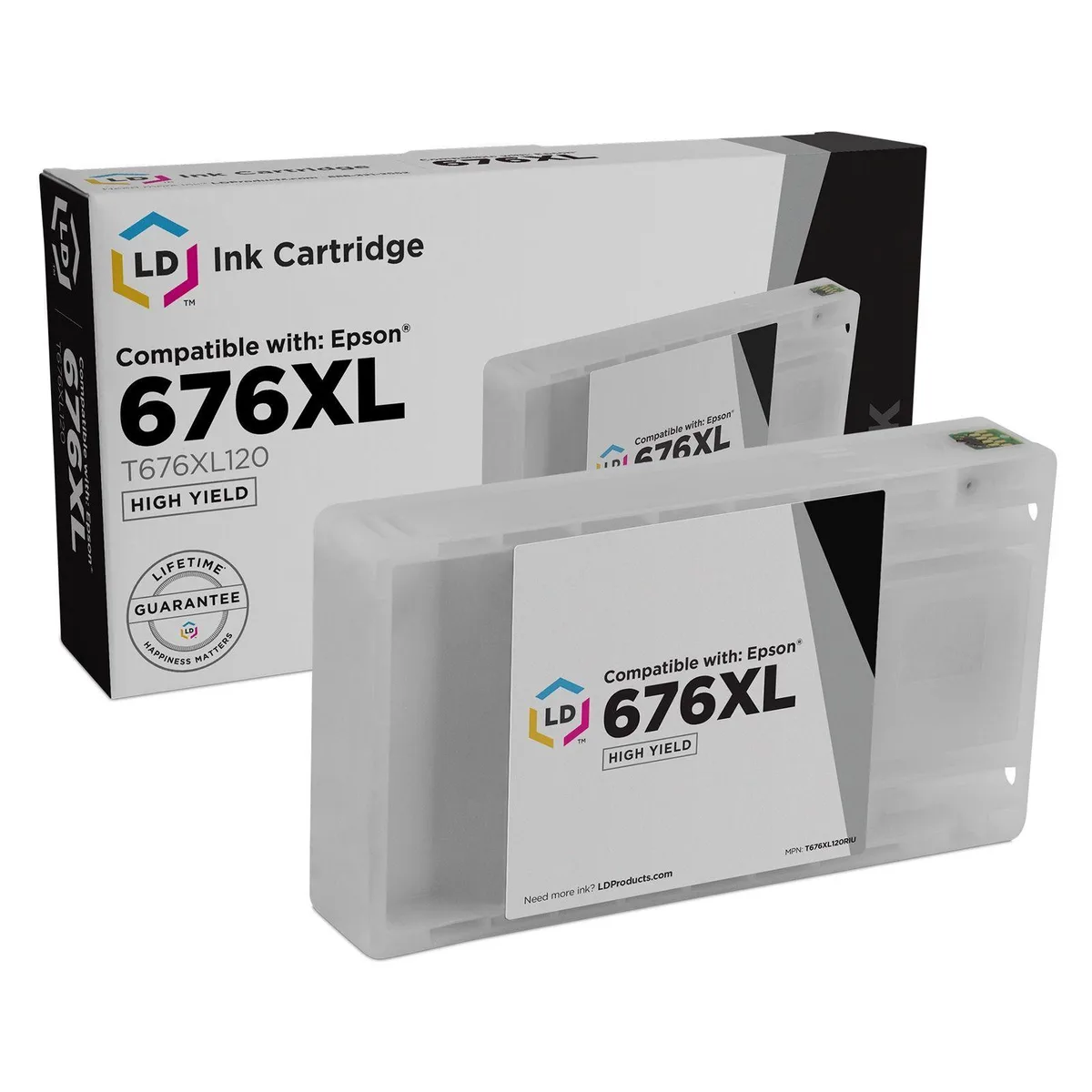 LD Products LD Products Replacement for Epson 676XL T676XL120 High Yield Black Ink Cartridge — product photo