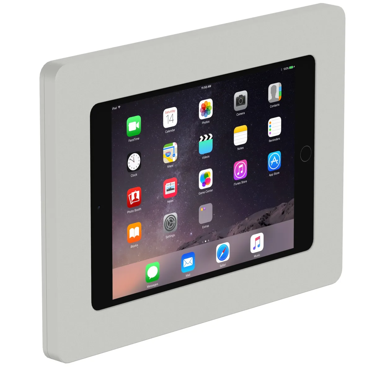 Vidabox Vidabox VidaMount Light Grey VESA Enclosure for iPad Mini 1/2/3 accessory — product photo