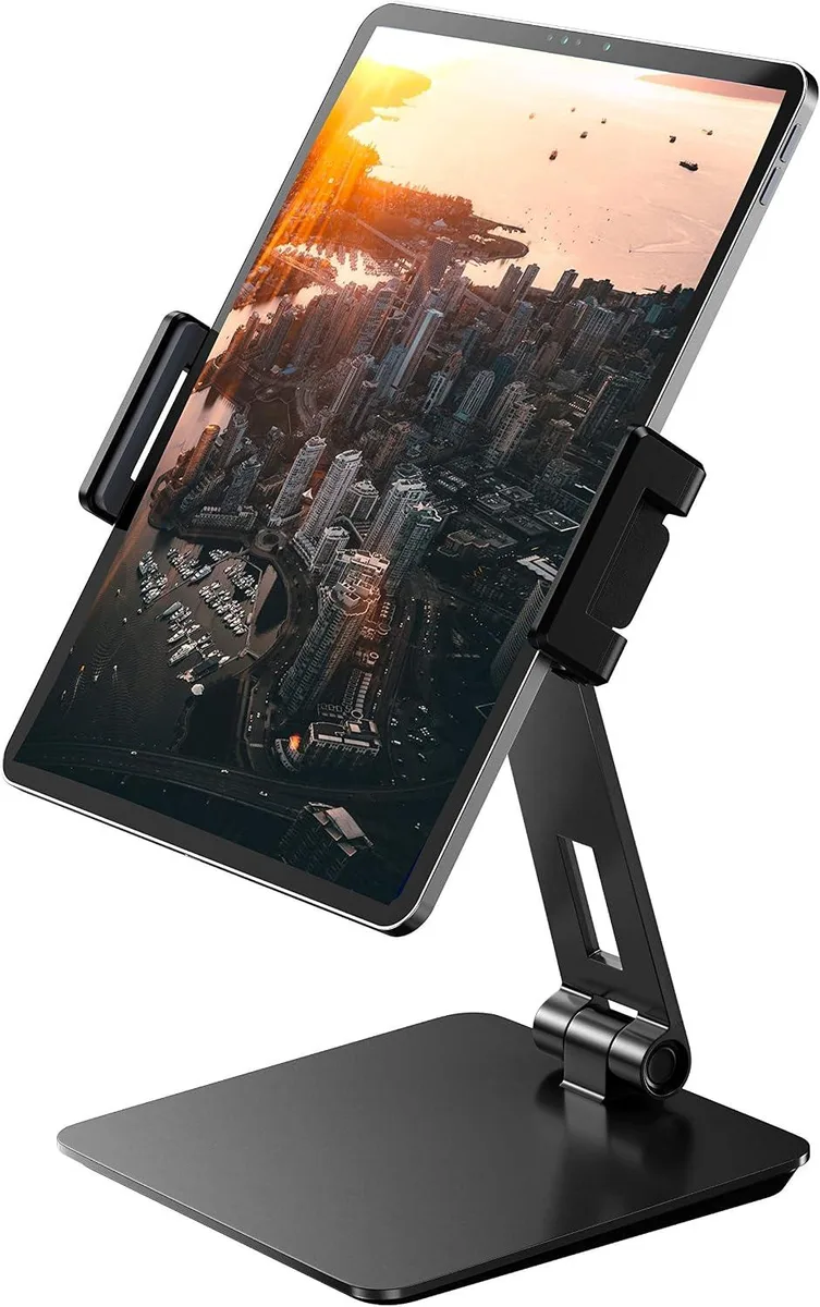 MCHOSE MCHOSE Heavy-Duty Aluminium Tablet Stand 360° Swivel 150° Fold Grey — product photo