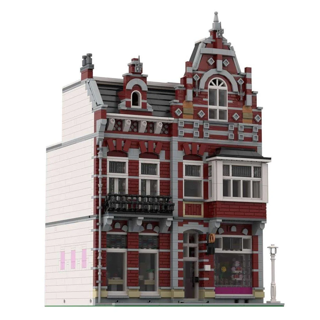 ZITIANYOUBUILD ZITIANYOUBUILD Custom Dutch Pastry Shop MOC-100704 3419 Parts Educational Building Set — product photo