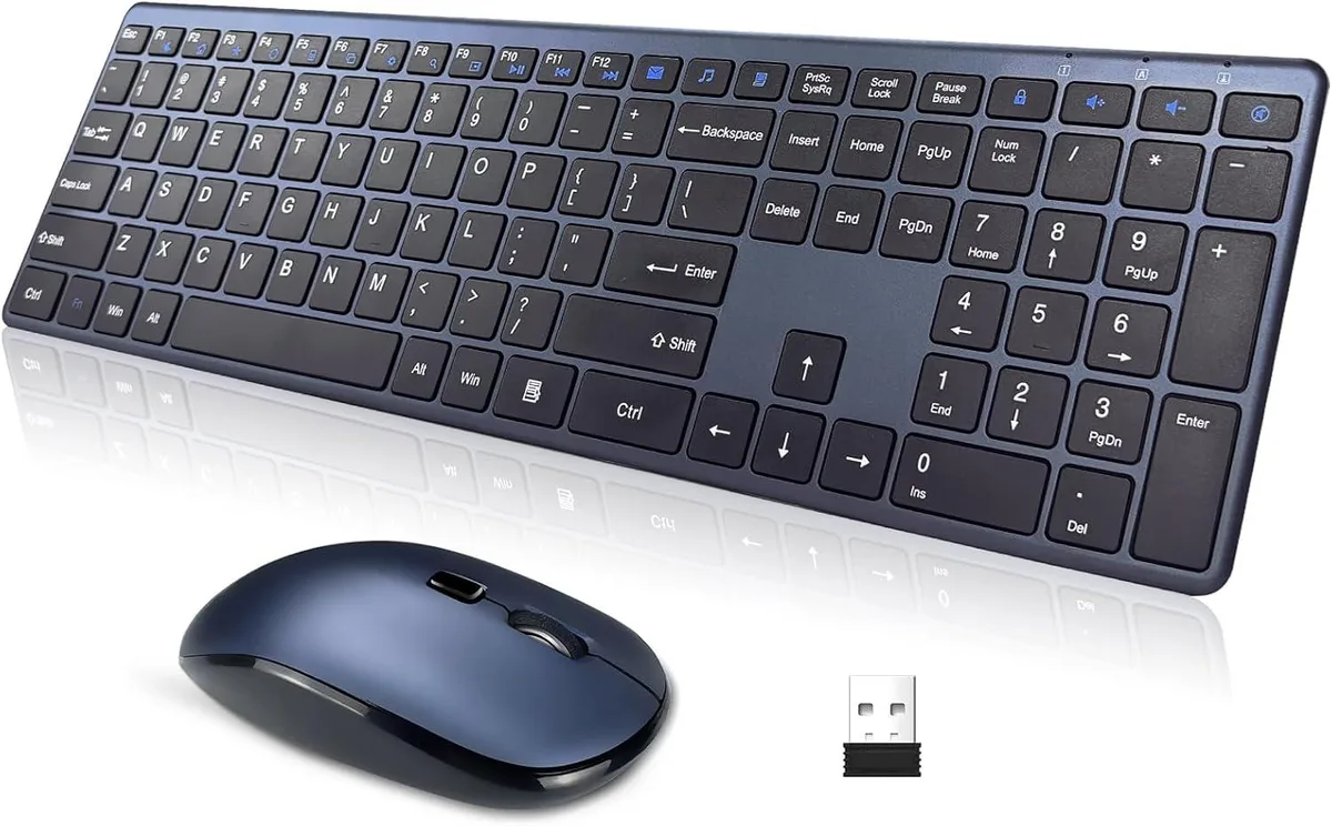 TUKO TUKO Wireless Keyboard & Mouse Combo Full-Size 2.4G 19 Keys 3 DPI — product photo
