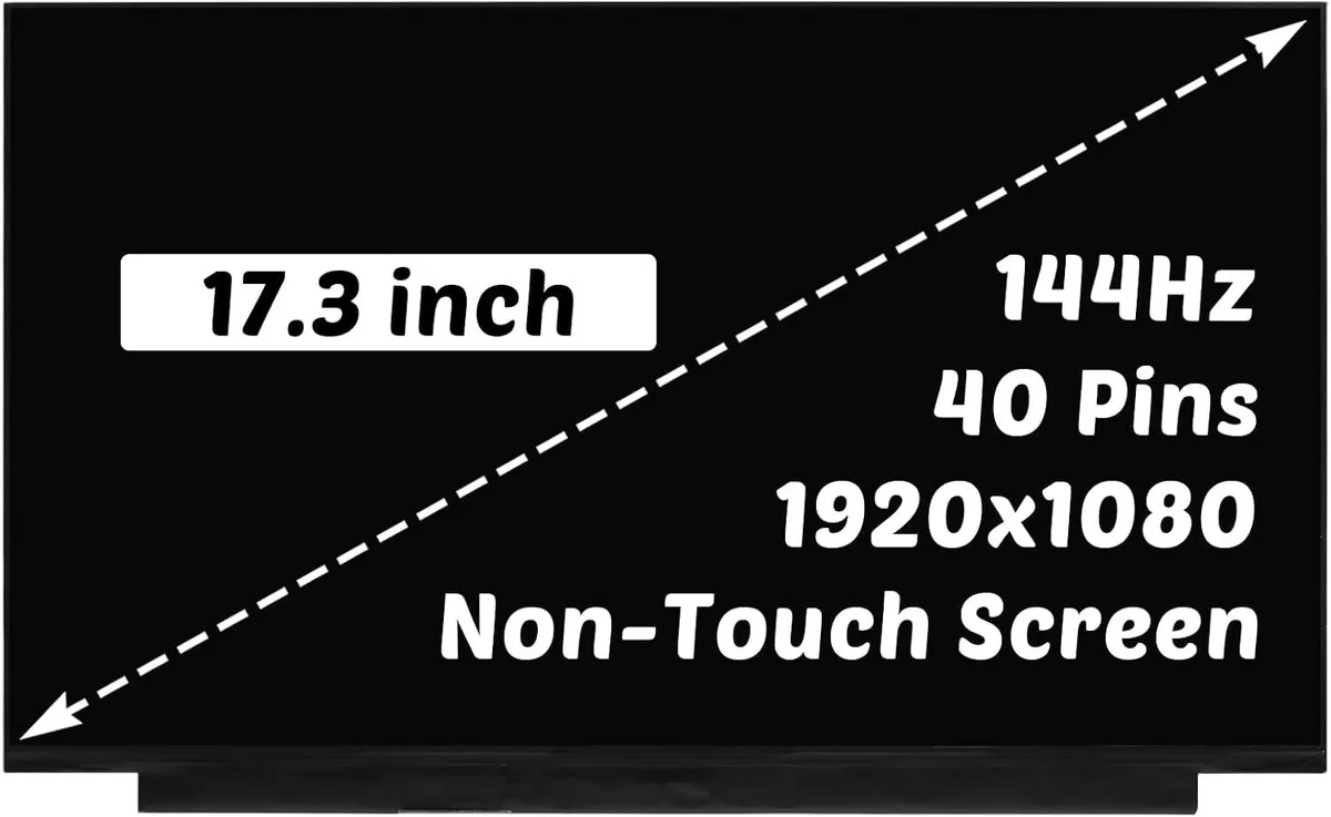 NUOLAISUN NUOLAISUN 17.3 inch 1920x1080 144HZ 40 Pins laptop screen — product photo