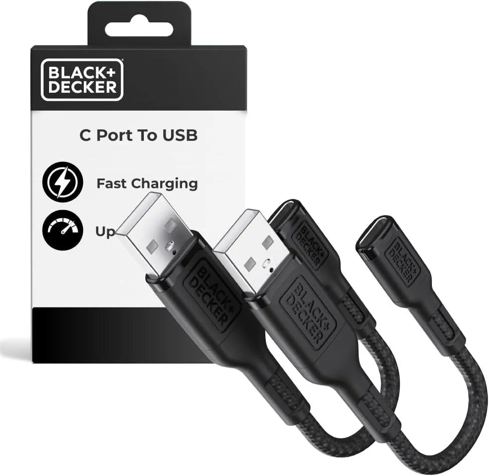 FLEANE FLEANE USB-C to USB-A OTG adapter 2-pack black — product photo