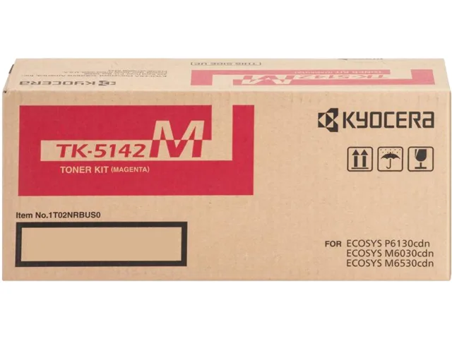 Kyocera Kyocera TK5142M Magenta Toner Cartridge 5000 Pages — product photo