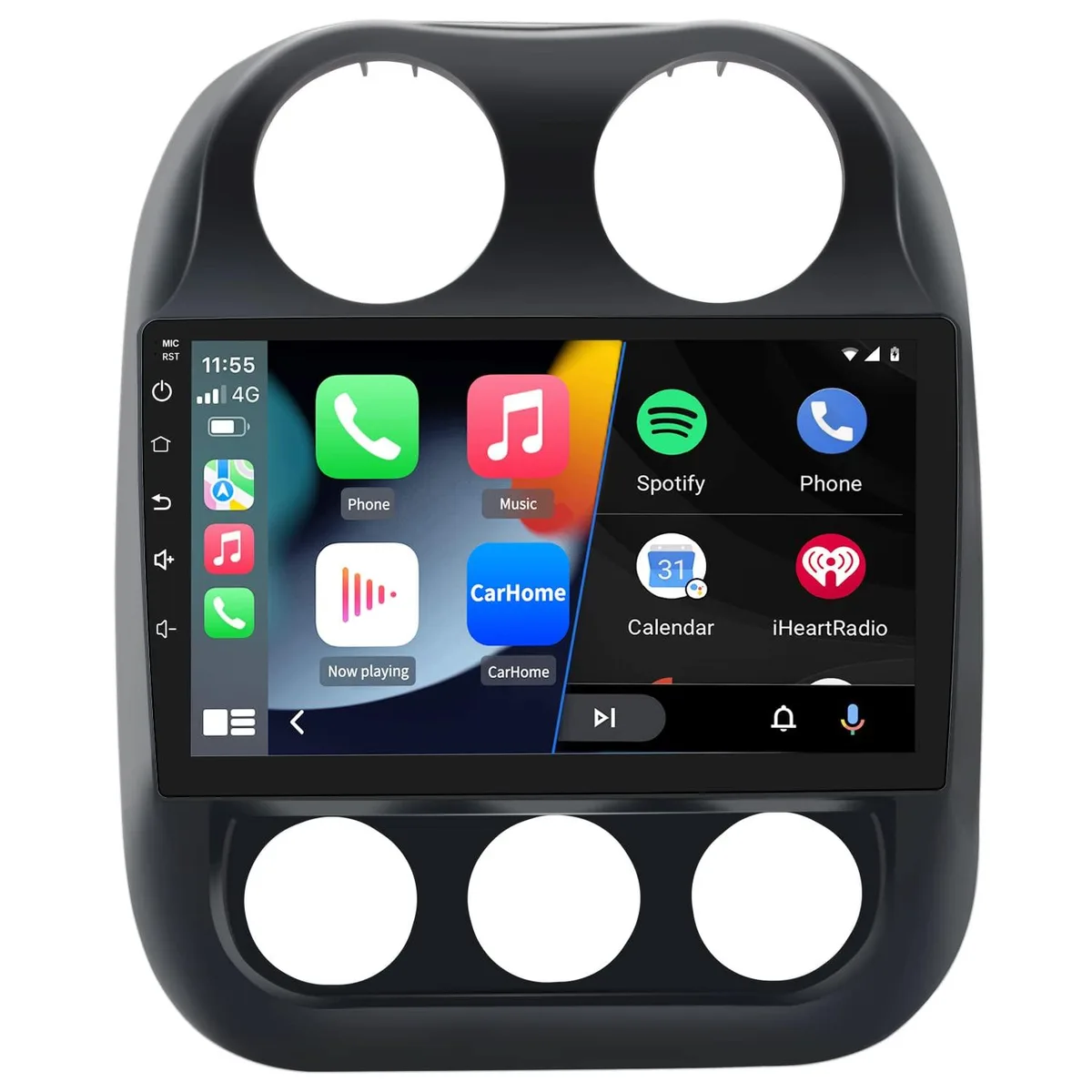 litillbuly litillbuly 10.1 Inch Car Stereo Radio Jeep Patriot Compass 2010-2016 2GB+32GB car electronics accessory — product photo