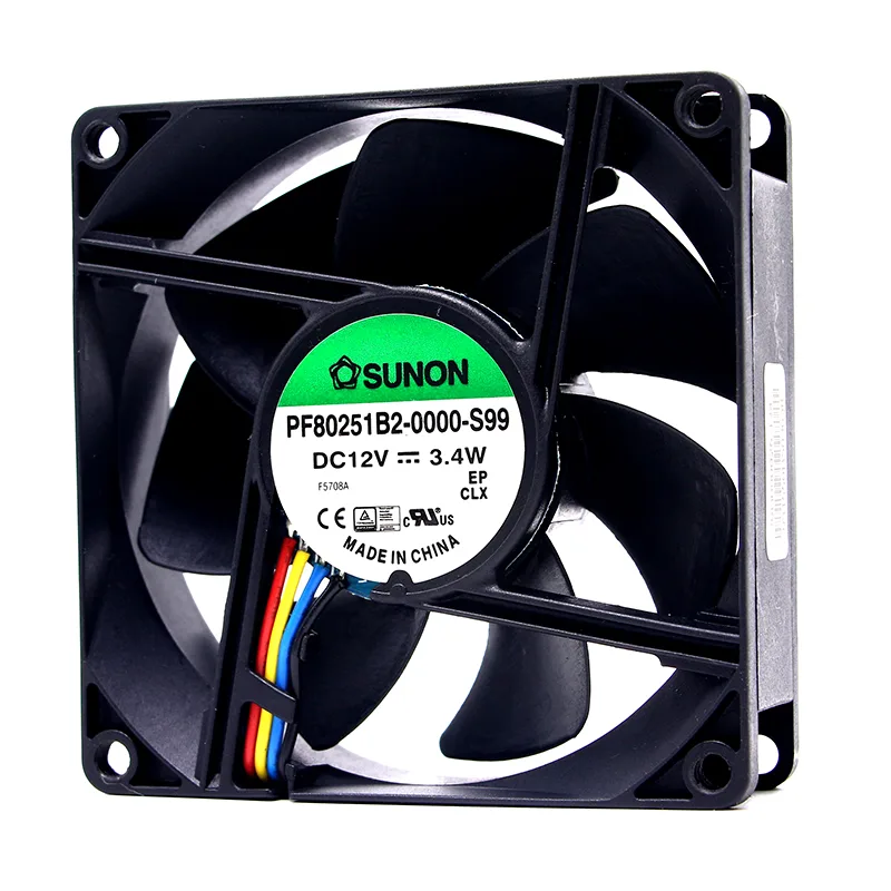 Zyvpee Zyvpee PF80251B2-0000-S99 80 mm 12 V 3.4 W PWM case fan — product photo