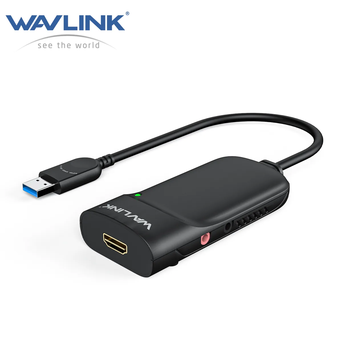 Wavlink Wavlink WL-UG3501H USB 3.0 to HDMI display adapter with audio — product photo