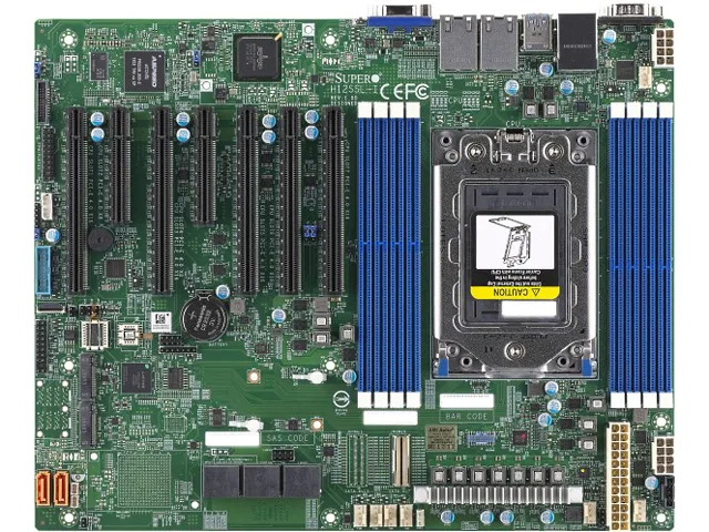 Supermicro Supermicro MBD-H12SSL-I-B EPYC 7002/7003 SP3 2TB DDR4 3200 5 PCIe 4.0 x16 server motherboard — product photo