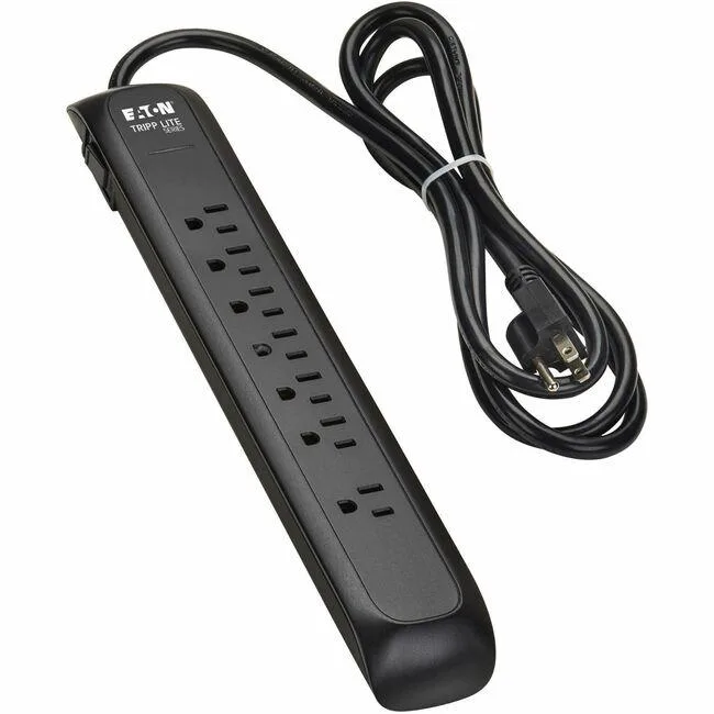 Tripp Lite Tripp Lite TLP76B 7-Outlet Surge Protector 1500 J 1800 VA 120 V 6 ft — product photo