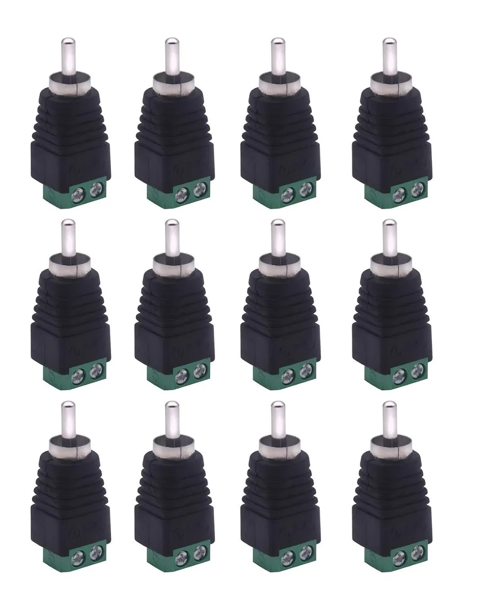 Boxwave Boxwave RCA Male to AV Screw Terminal Adapter 12 Pack — product photo