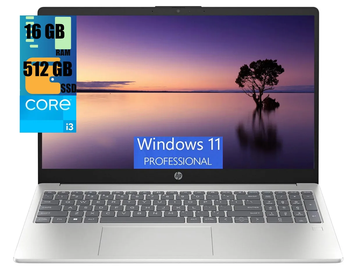 HP HP 15 laptop Core i3-N305 16GB 512GB SSD — product photo