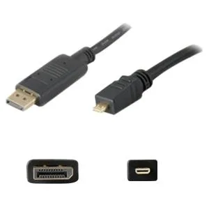 AddOn AddOn HDMI2MHDMI3-5PK 5-pack 3 ft HDMI 1.4 to Micro-HDMI 1.4 cables — product photo