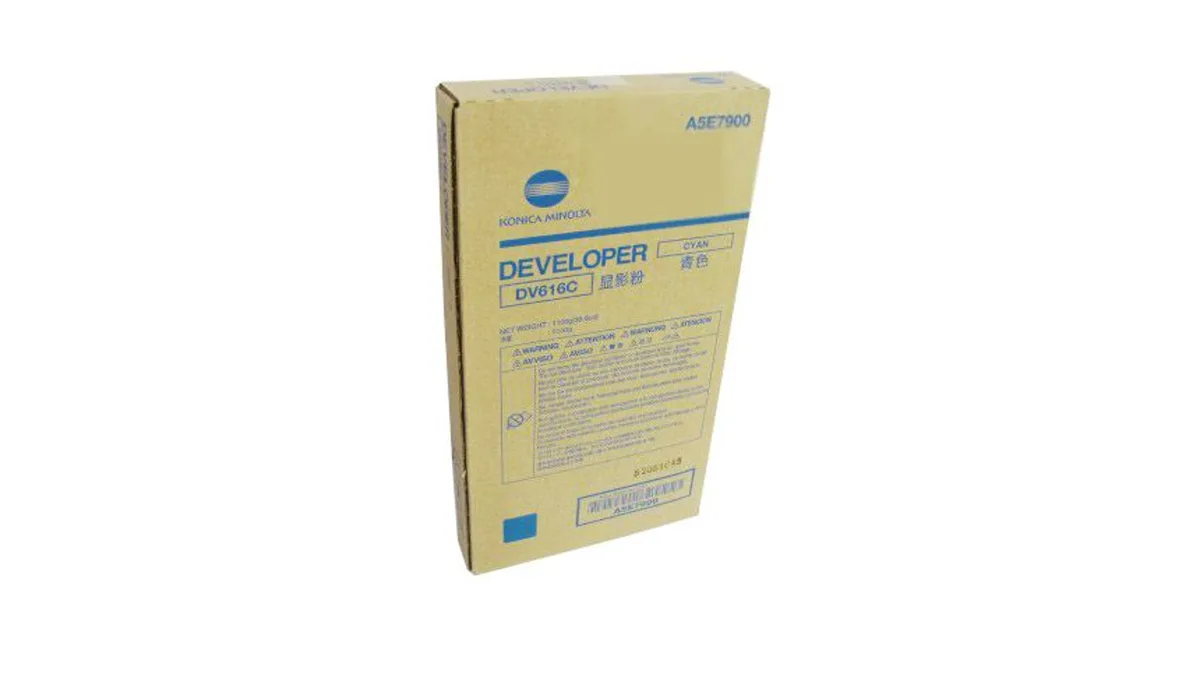 Konica Minolta Konica Minolta DV616C Cyan Developer scanner supply — product photo