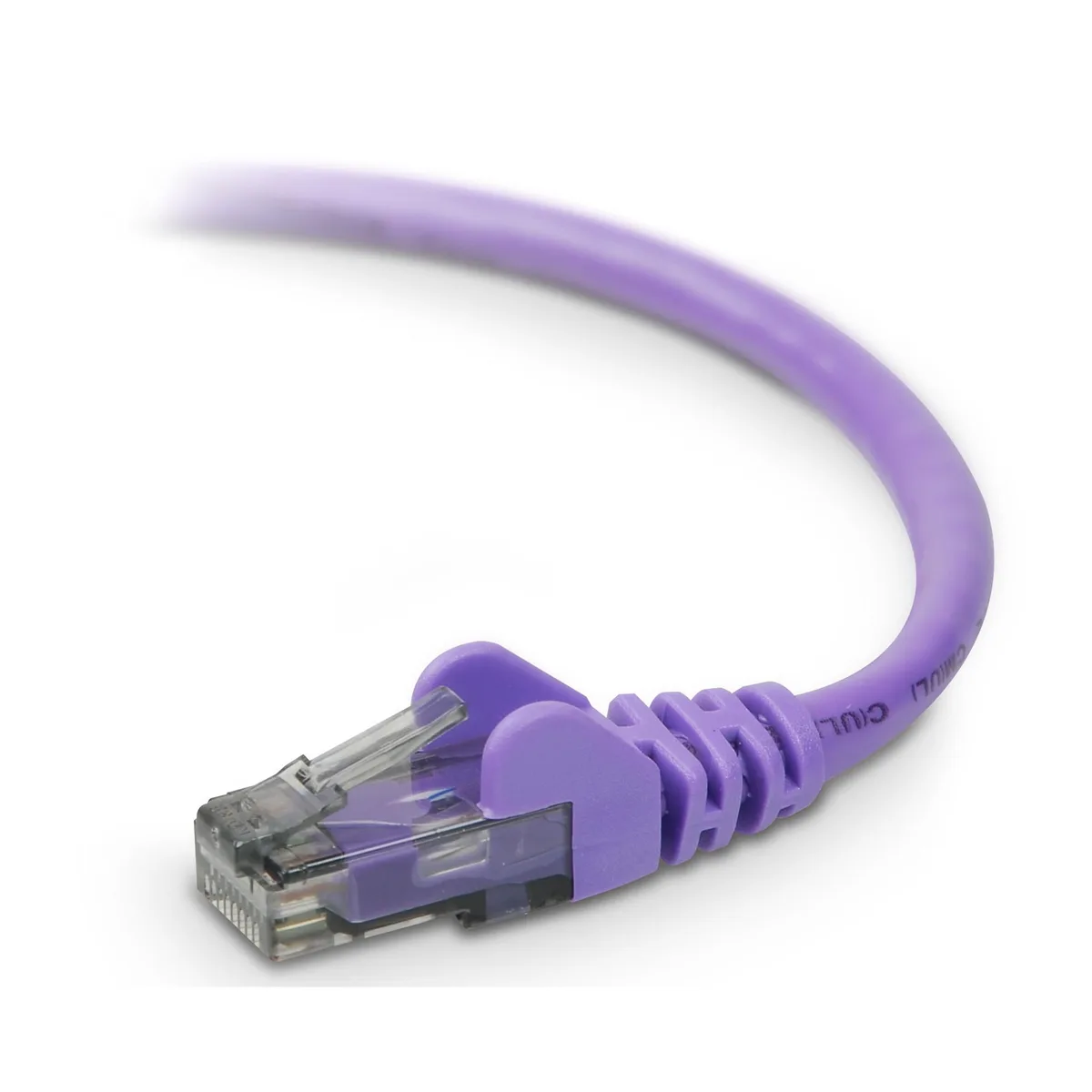 Belkin Belkin A3L980-06-PUR-S 6 ft Cat6 network ethernet cable — product photo