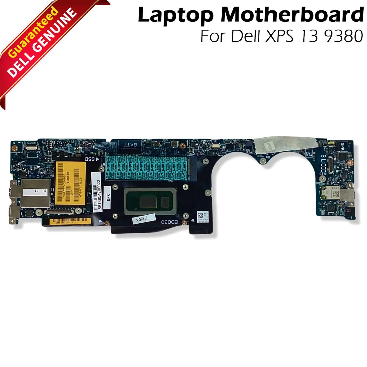 DELL DELL XDVJ0 XPS 13 9380 i5-8365U 16GB laptop replacement part — product photo