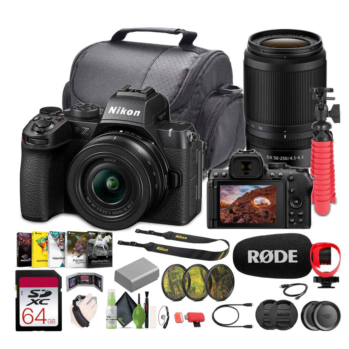 Nikon Inc Nikon Inc Z50II 20.9MP Camera Kit 16-50mm &amp; 50-250mm Lenses — product photo