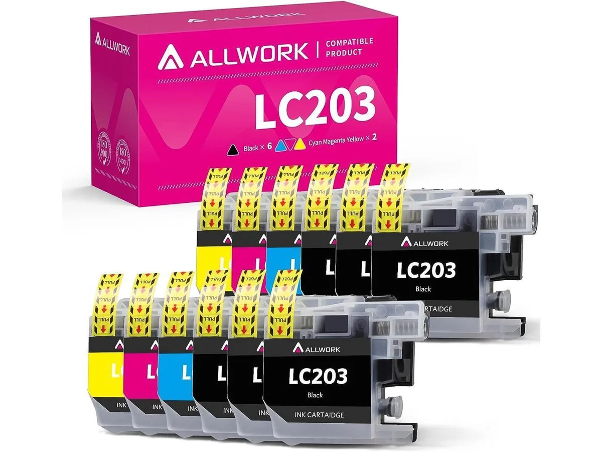 V4ink V4ink ALLWORK Compatible LC203 LC201 12 Pack Ink Cartridge — product photo