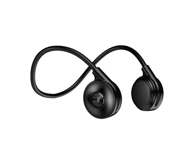 LORDWORLD LORDWORLD Bone Conduction Headphones Bluetooth 5.3 30H IPX6 Black — product photo
