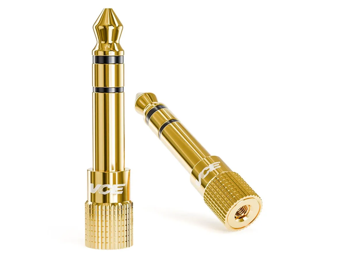 VCELINK VCELINK W9776-2P 6.35mm Male to 3.5mm Female Audio Adapter 2 Pack — product photo
