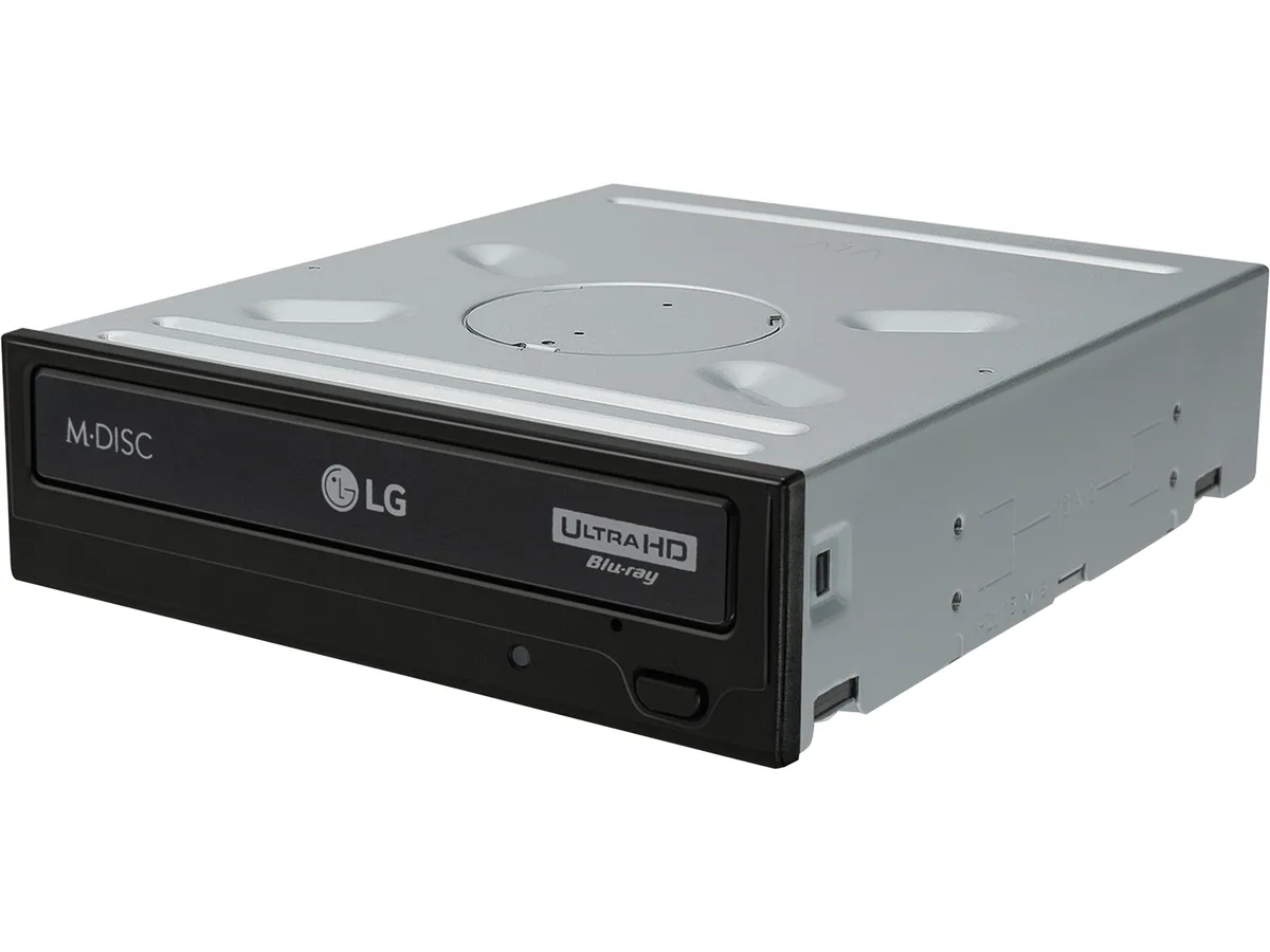 LG Electronics LG Electronics WH16NS60 blu-ray burner 16X BD-R UHD 12X BD-ROM 16X DVD-ROM 48X CD-ROM 4MB cache SATA internal — product photo