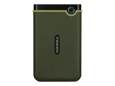 Transcend Transcend StoreJet 25M3 Slim 1 TB 2.5" USB 3.0 military green external hard drive — product photo