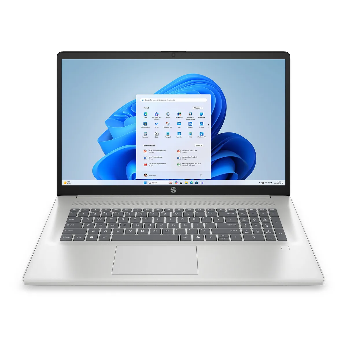 HP HP BE6J9UAR#ABA laptop 17.3" FHD IPS 16GB 256GB Intel Core Ultra 7 255U — product photo