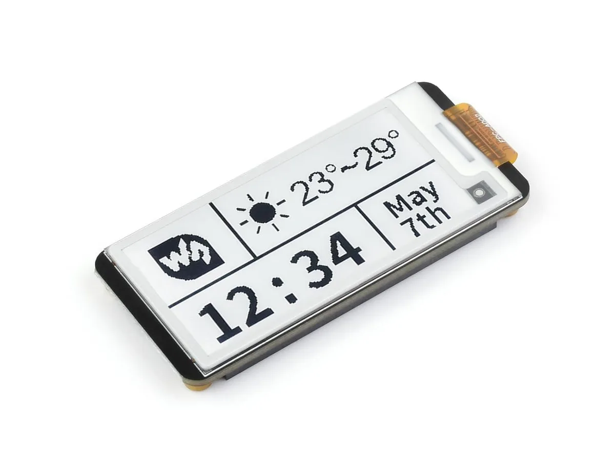 LORDWORLD LORDWORLD 2.13inch E-Paper HAT+ 250x122 Pixel Two-Color development board — product photo