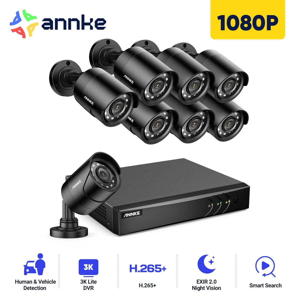 Annke Annke 16CH 3K Lite FHD AI Surveillance Security System — product photo